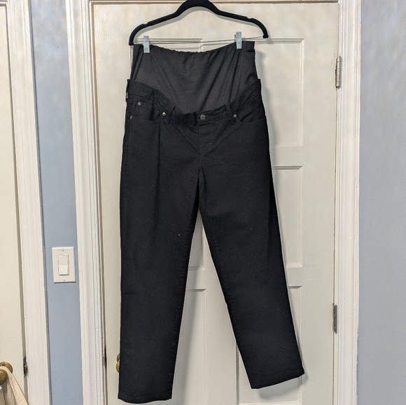 Maternity True Waistband Full Panel Girlfriend Jeans - Picture 3 of 10